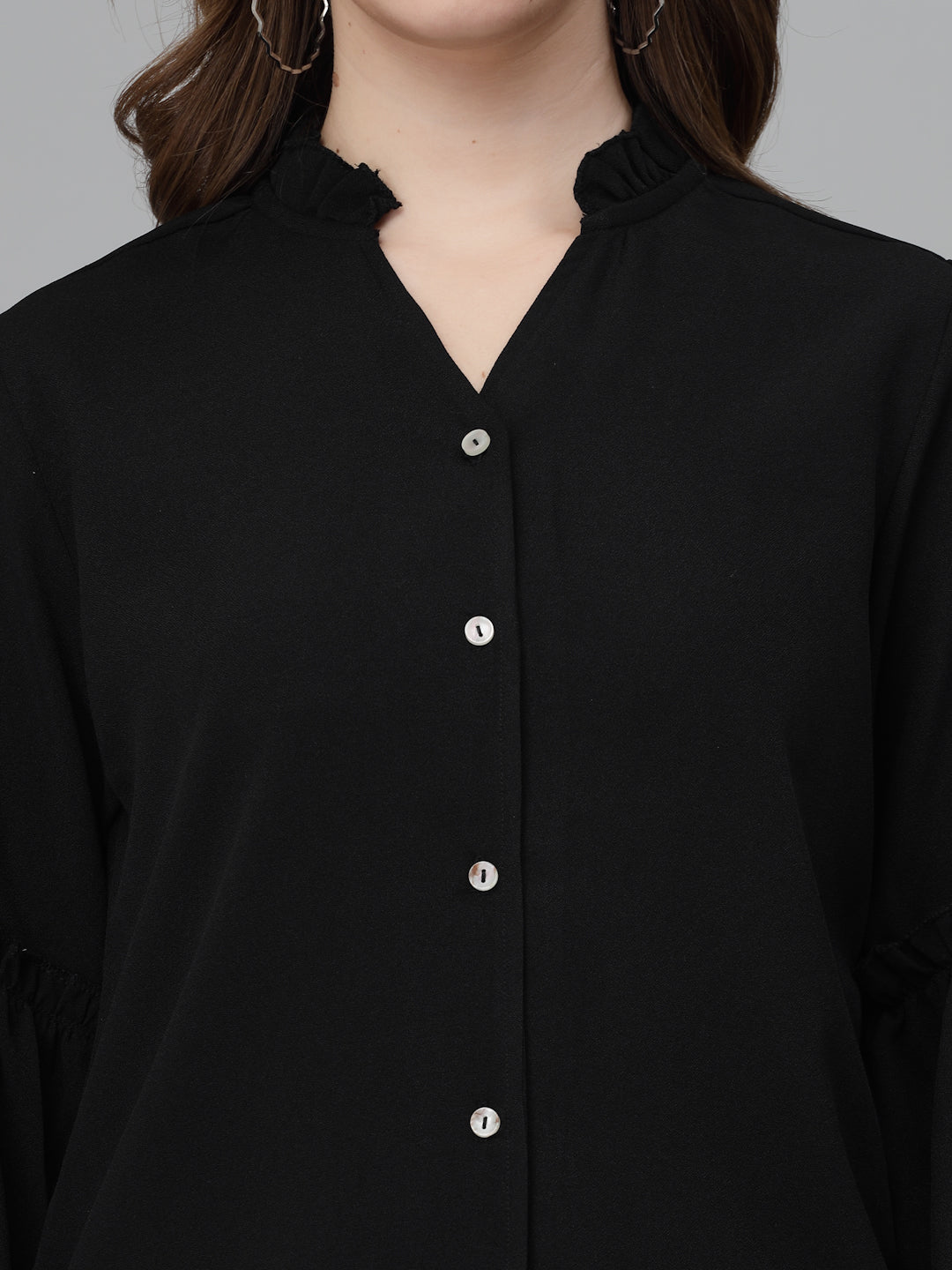 Solid Long Sleeve Shirt