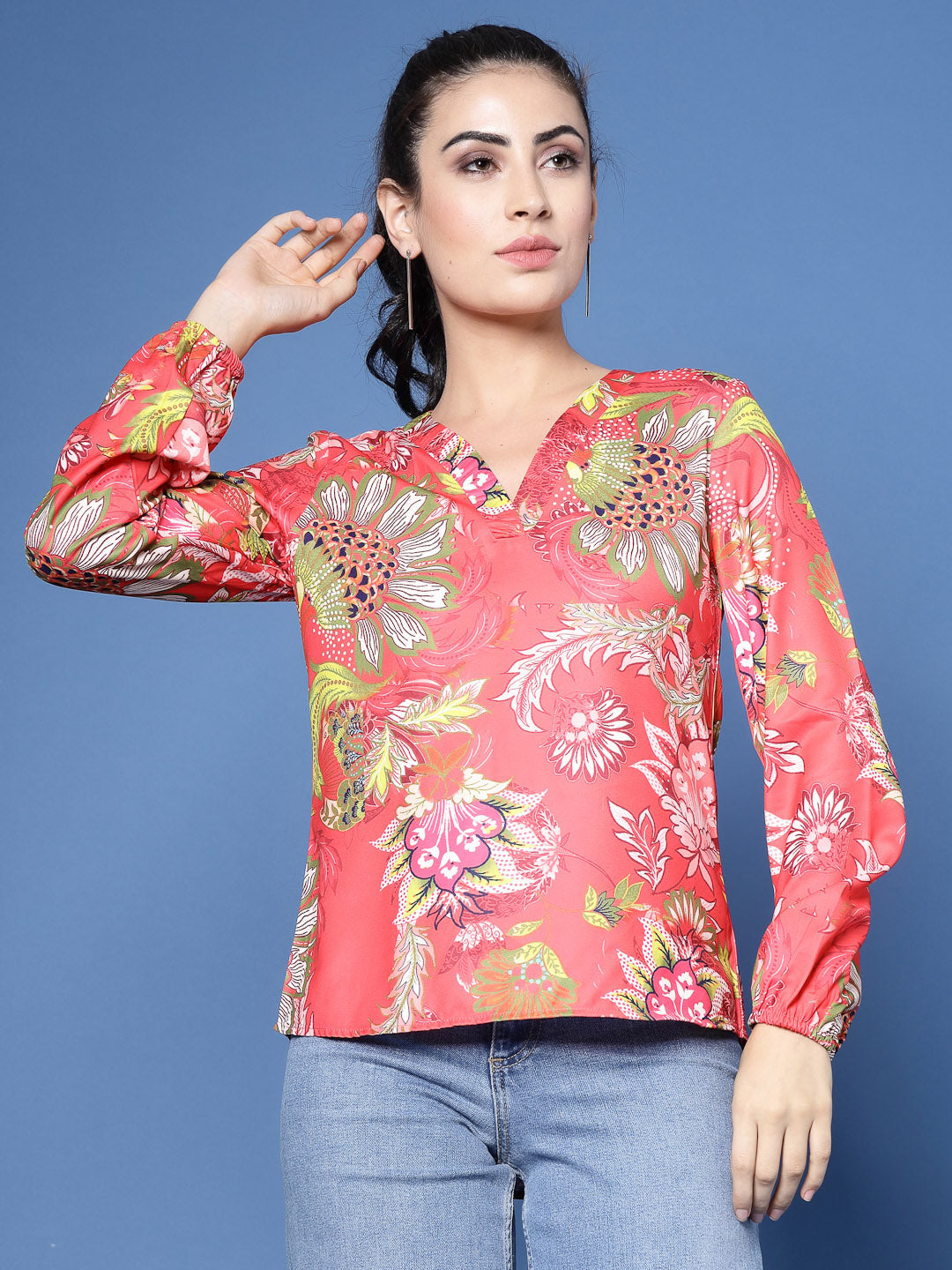 Printed Long Sleeve Shirt